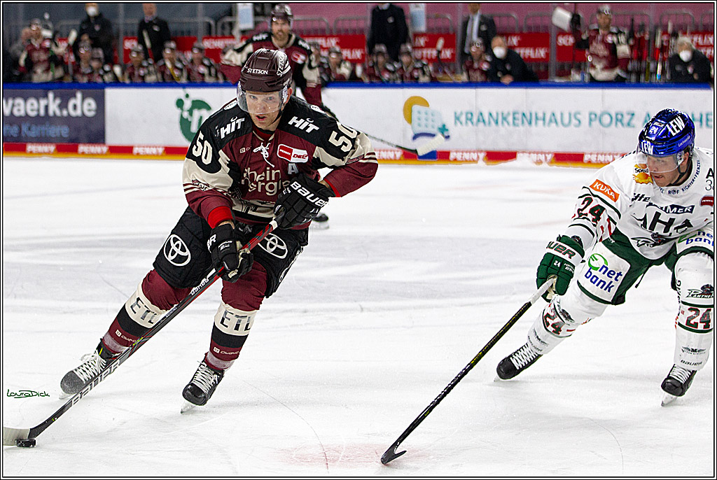 PENNY DEL;  Koelner Haie - Augsburger Panther; Koeln, 05.04.2021